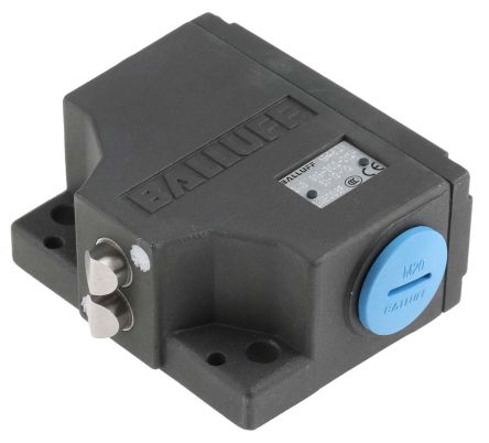BALLUFF Плунжерный концевой выключатель, 1 NO/1 NC, IP67, алюминиевый корпус, 250 V ac, 6 A