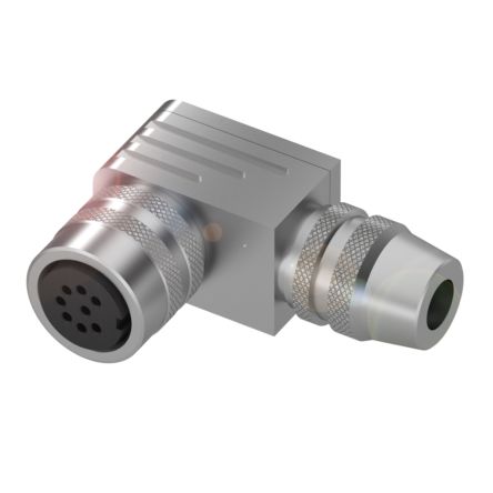 BALLUFF, BCC00UP 8-полюсный угловой разъем M16 DIN, 5A, 60 V ac/dc IP67, винтовой женский