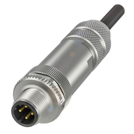 BALLUFF Круглый разъем, 4 контакта, кабель, разъем M12, вилка, мужской, IP67, серия BCC M474-0000-2D-000-51X475-000