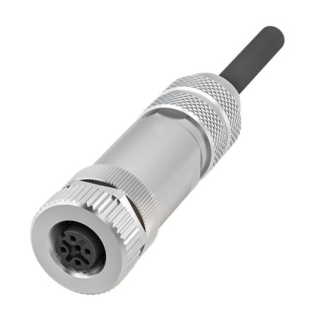 BALLUFF Круглый Разъём, 4 Контакта, Кабель, M12 Разъём, Гнездо, Женский, IP67, BCC M474 Серия